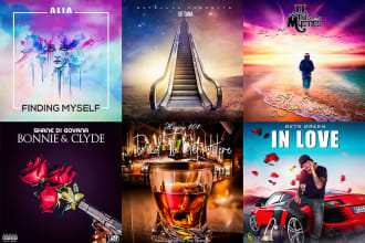 design amazing album cover for your music