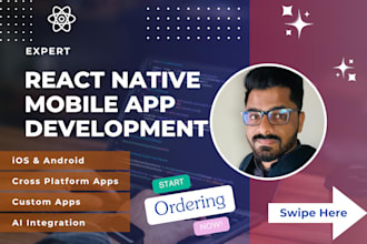 be your expert react native app developer for ios and android