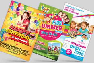 do event flyer, poster or eddm postcard design