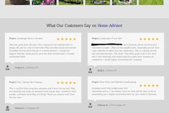 design and build websites for home service businesses
