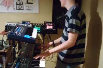 produce a backing track or original instrumental piece