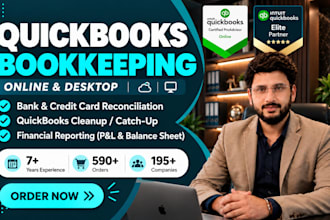 do quickbooks online bookkeeping, cleanup, and catch up for tax ready books