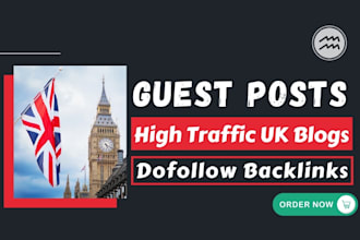 do UK guest post on high da and high traffic blogs