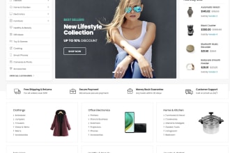 develop premium multivendor ecommerce marketplace website
