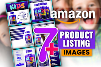 design amazon product listing images and infographic