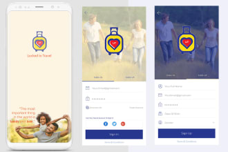 design mobile ui or app UI ux for android and ios apple