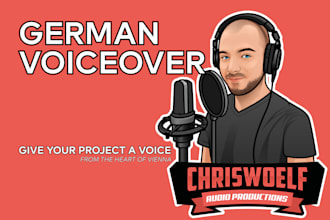 record a professional male german voice over
