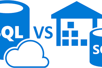 create azure databases and migrate data in