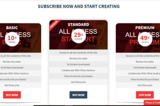 create wordpress membership or subscription website