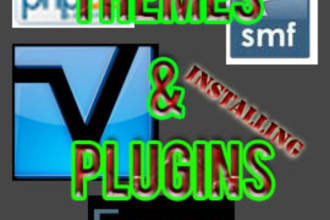 install theme or plugins on your forum