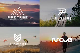 do unique modern minimalist business logo design