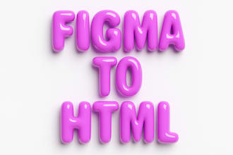 psd figma xd pdf design to html css javascript bootstrap tailwind website