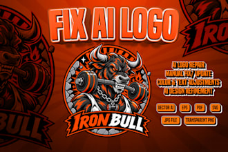 fix ai logo flaws and manually repair your ai design with vector file