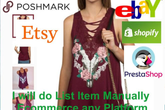 do list items manually follow photo ecommerce any platform