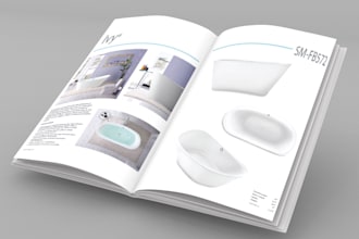 create a simple product catalog for a presentation or flyer