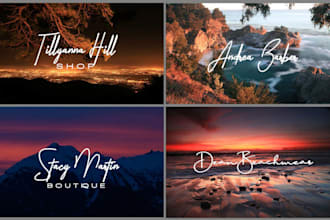 design modern signature logo