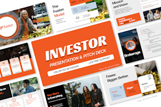 do powerpoint presentation and investor pitch deck design