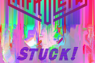 make an album cover featuring highly detailed abstract art