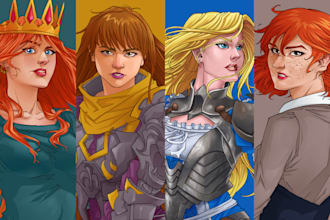 do fantasy character designs