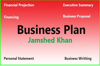 write startup investment or loan business plan