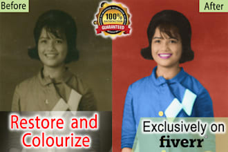 restore or colorize old damaged photos