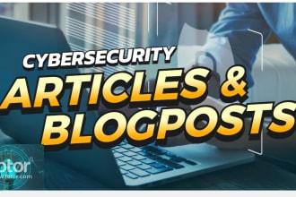 research and write on cybersecurity and cloud computing