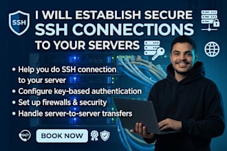 help you do ssh connection to your server