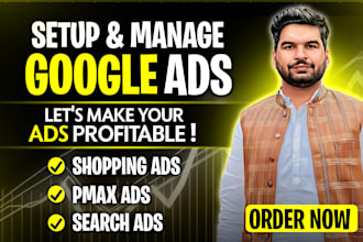 set up google ads campaigns, search ads, shopping ads, performance max campaign