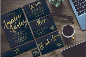 design all party cards for u