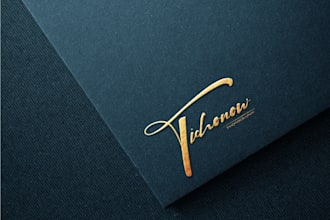 design modern minimalist luxury   signature logo