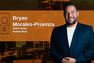voice actor de voz profesional en español