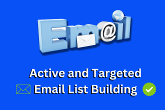 do targeted and verified email list building