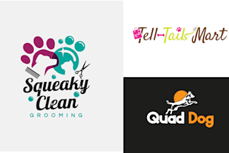 design a unique and professional pet logo for your brand
