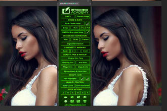 do editing and retouching beauty photo or fashion photo