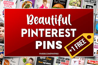 design beautiful pinterest pins