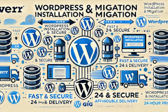 install or migrate wordpress websites