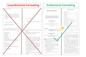 format your book for ingramspark paperback, hardcover, etc