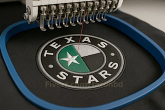 create professional embroidery digitizing for your logo