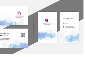 design professional minimalist business card for you