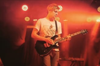 play electric guitar on your song