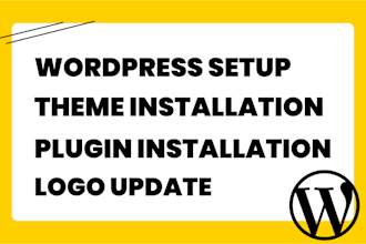 install wordpress setup and wordpress theme like demo with customization
