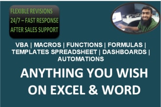 do anything on excel and word templates macros vba formatting