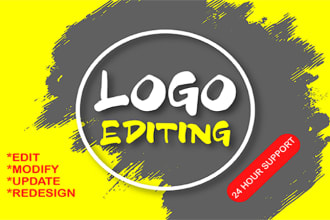 do redesign,edit,update,enhance and modify your logo
