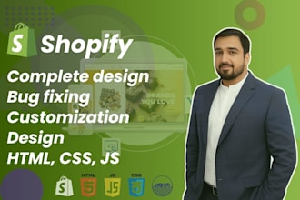do shopify custom coding or shopify bug fixing and customization