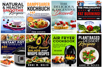 do beautiful cookbook kindle cover and paperback cover