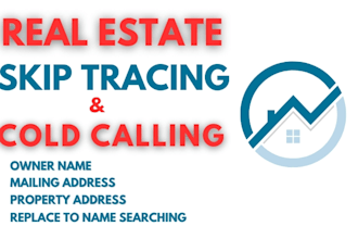 do bulk skip tracing and cold calling for real  estate leads