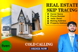 do bulk skip tracing and cold calling for real state leads