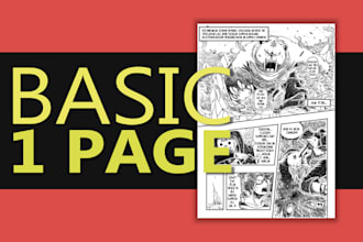 illustrate a comic or manga with shonen style