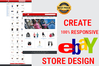 create responsive ebay store design