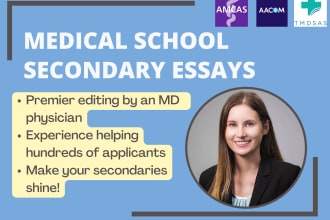 edit your medical school secondary essays